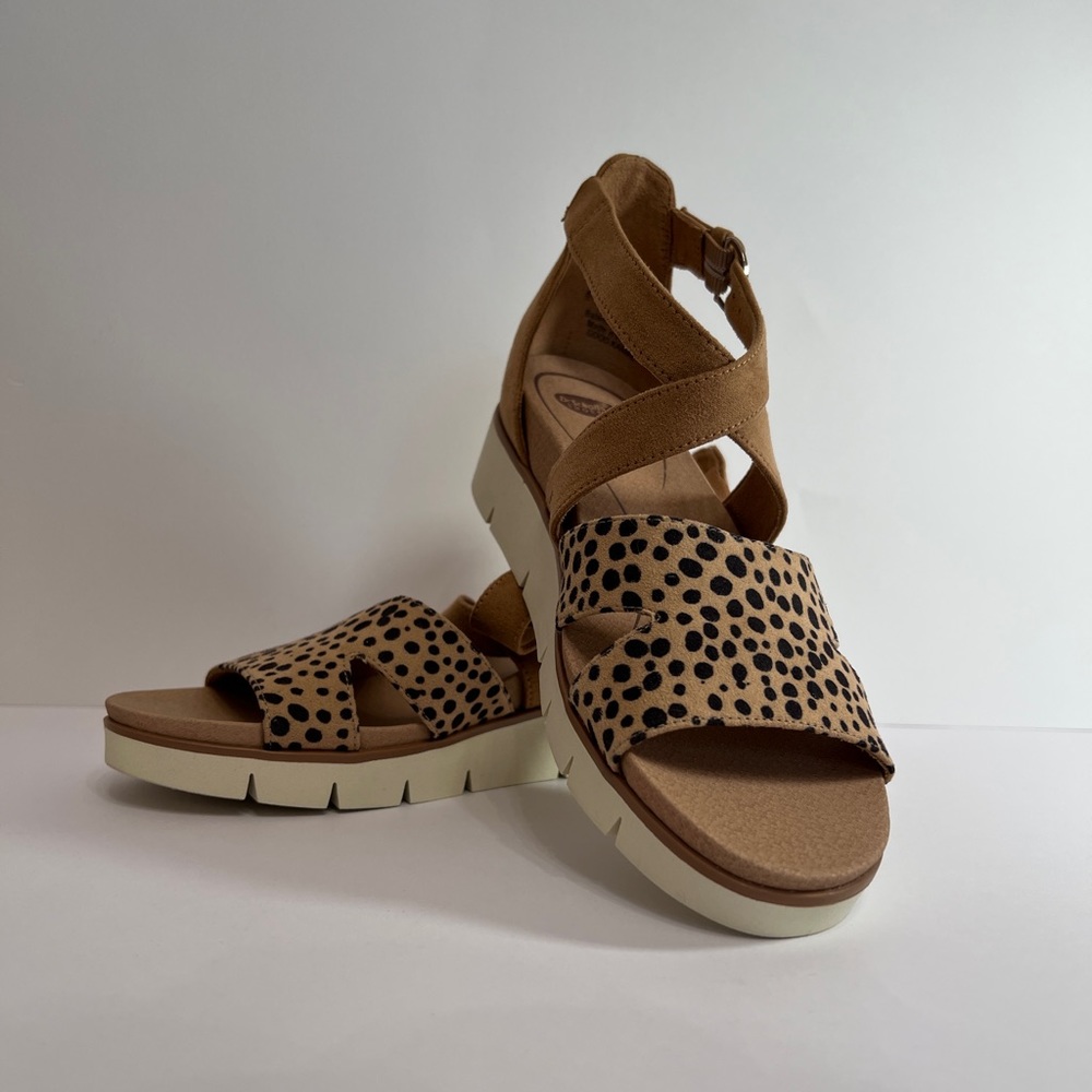 Women’s Sandals - Dr. Scholl’s Good Karma in Nude - Animal Print